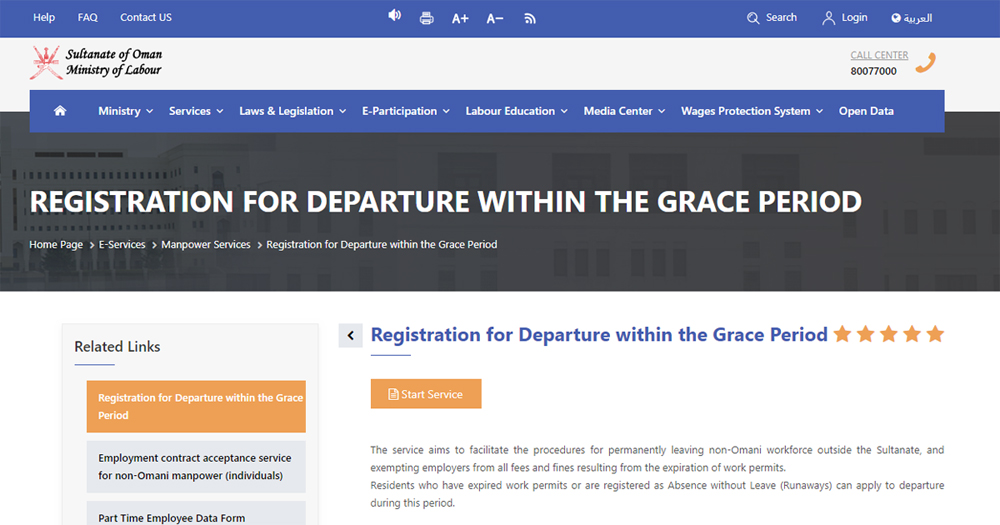 Registration begins for expats to leave during grace period